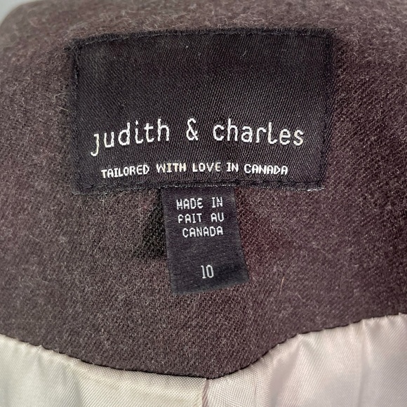 Judith & Charles Wool and Lamb Leather Jacket - Picture 6 of 6